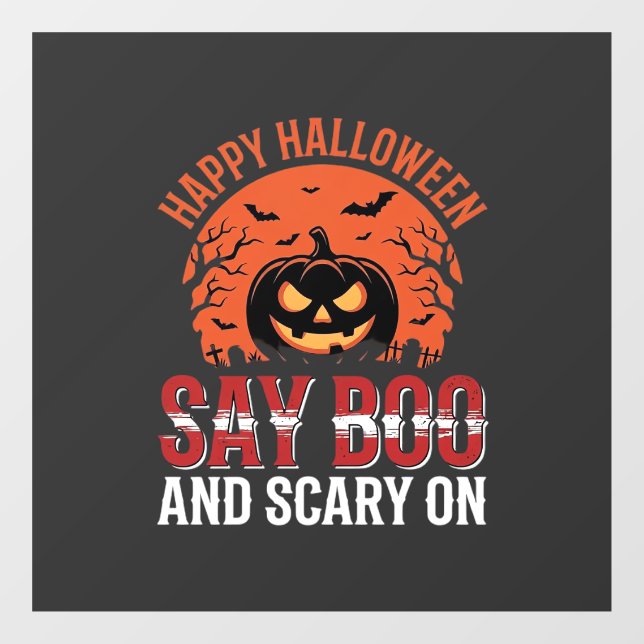 Say Boo Halloween Pumpkin Design_1 (Sheet)