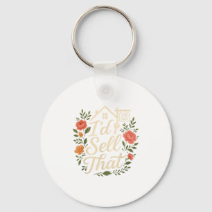 Say Boo To The Flu Ghost Nurse Design  Key Ring