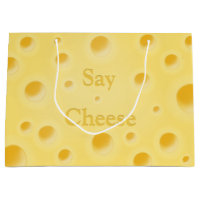 "Say Cheese" Cute Cutomizable Holey Yellow Cheese