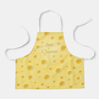 "Say Cheese" Cute Cutomizable Yellow Holey Cheese
