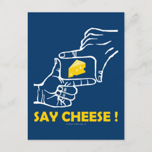 Say cheese ! postcard