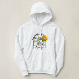 "Say Cheese" Retro Camera Photographer Photography Hoodie