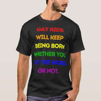 Say Gay LGBTQ Rights Say Gay Everyday Lesbian Quee T-Shirt
