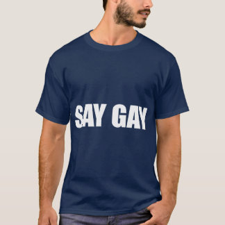 Say Gay Oversized T-Shirt
