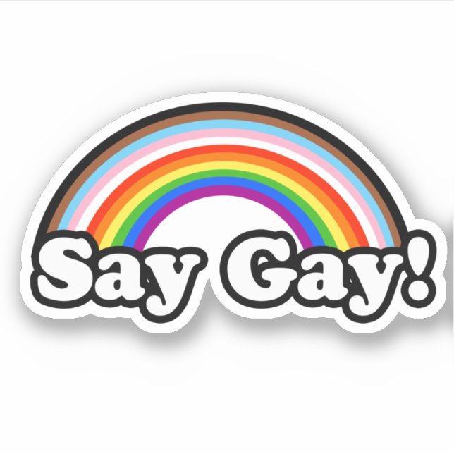 Say Gay Sticker (Front)