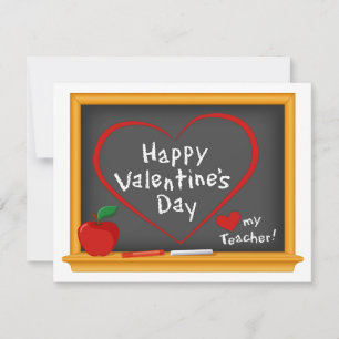 Say Happy Valentine's Day to Your Favourite Teache Card