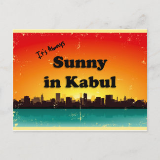 Say hello from Kabul! Postcard
