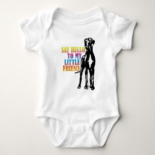 Say Hello To My Little Friend Baby Bodysuit