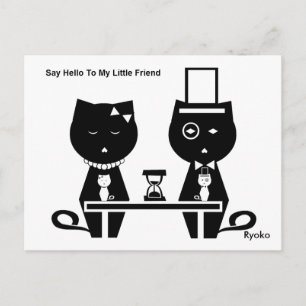 Say Hello To My Little Friend Postcard