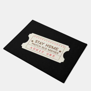 Say Home - Watch Old Movies cinema/theatre ticket Doormat