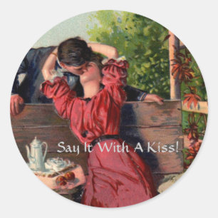 Say It With A Kiss - Sticker