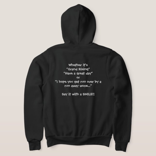 Say it with a SMILE Hoodie (Laydown Back)