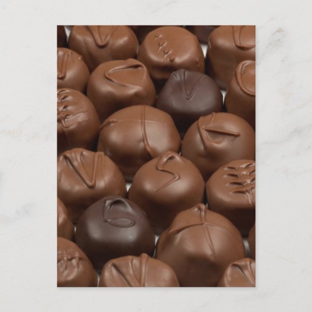 Say it with Chocolate! Postcard (Front)