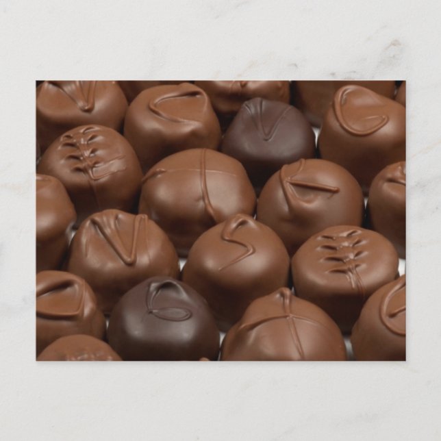 Say it with Chocolate! Postcard (Front)