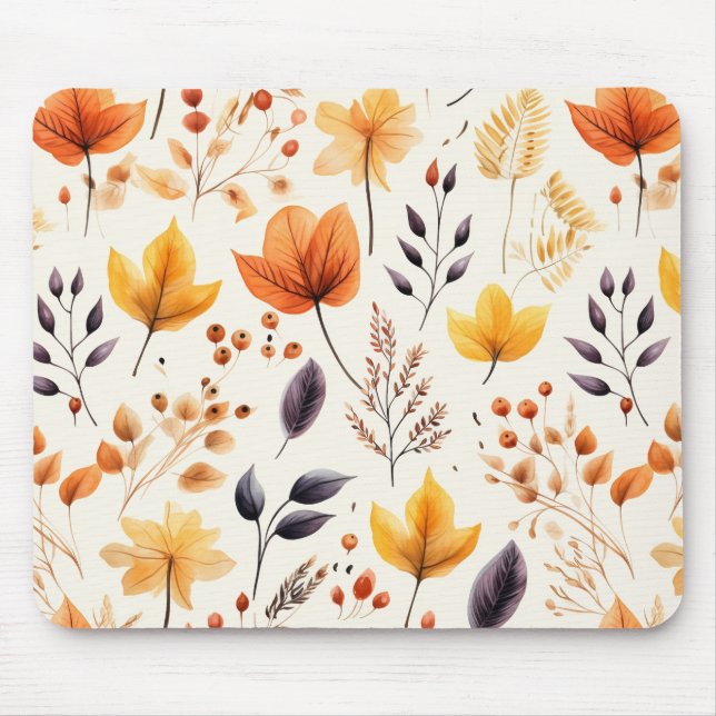 Say it with fall leaves 2 - mouse pad (Front)