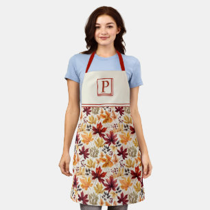 Say it with fall leaves 3 - Customised Apron