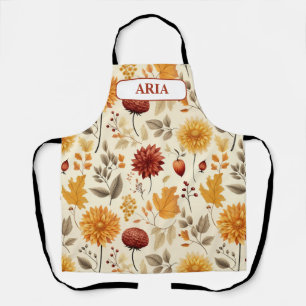Say it with fall leaves - Customised Apron