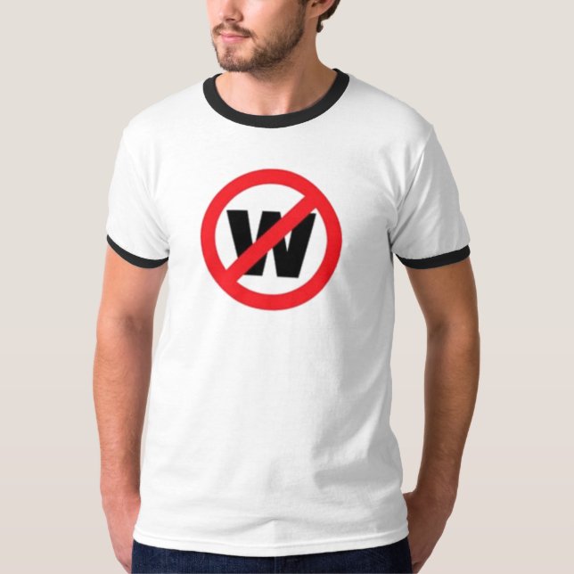 Say no to Bush T-Shirt (Front)