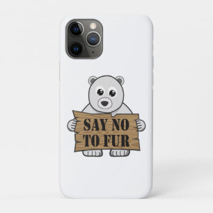 Say no to Fur Case-Mate iPhone Case
