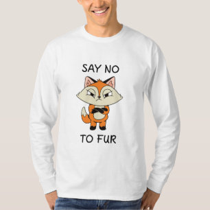 Say no to Fur - Sad Fox T-Shirt