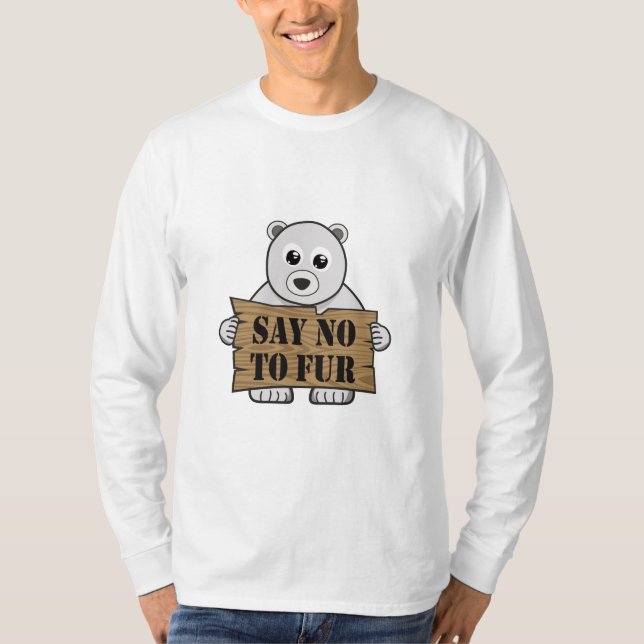 Say no to Fur T-Shirt (Front)