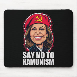Say No To Kamunism Vote Trump Vance 2024 Funny Pol Mouse Pad
