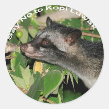 Say No to Kopi Luwak Sticker