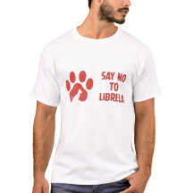 Say No To L paw design in red