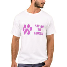 Say No To L paw design - lt purple