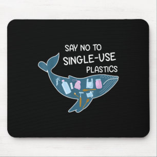 Say No To Plastic Environmental Protection Nature Mouse Pad