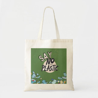Say no to plastic tote bag