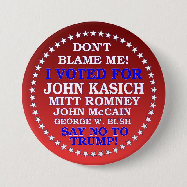 Say No to Trump! 7.5 Cm Round Badge (Front)