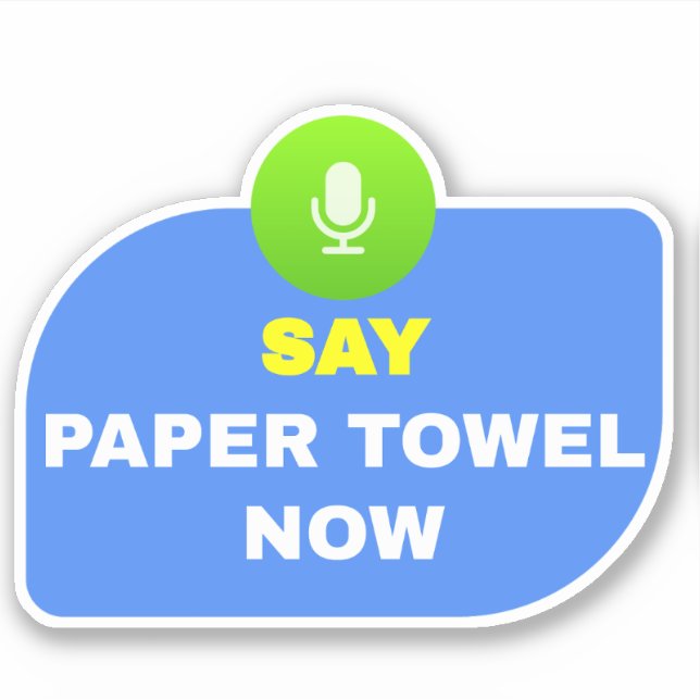 Say Paper Towel - Voice Activated (Front)
