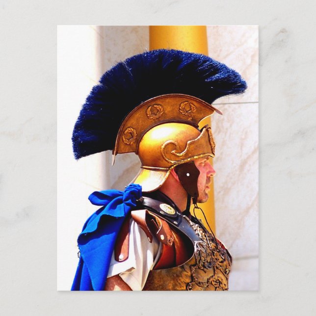 Say the Word Matthew 8:8 Roman Centurion Art Post  Postcard (Front)