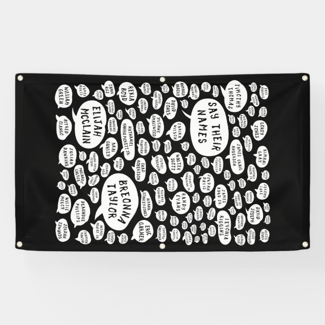 say their names banner (Horizontal)