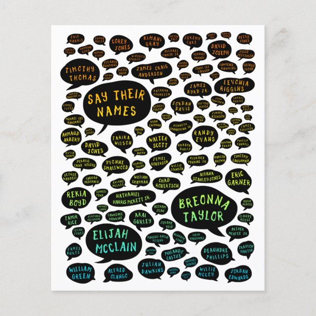 say their names rainbow (Front)