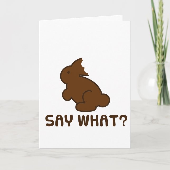 Say What? Holiday Card (Front)