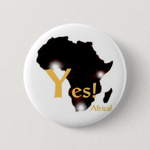 Say Yes! to Africa! 6 Cm Round Badge