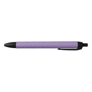 Sayagata pattern, Japanese, Purple and Pink Black Ink Pen