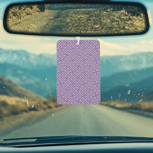 Sayagata pattern, Japanese, Purple and Pink Car Air Freshener