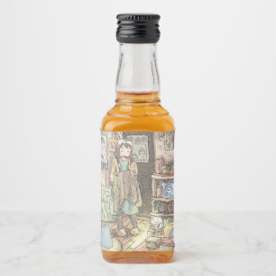 Sayago Liquor Bottle Label