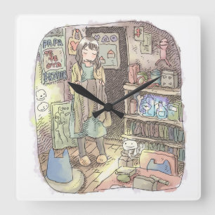 Sayagoji Square Wall Clock