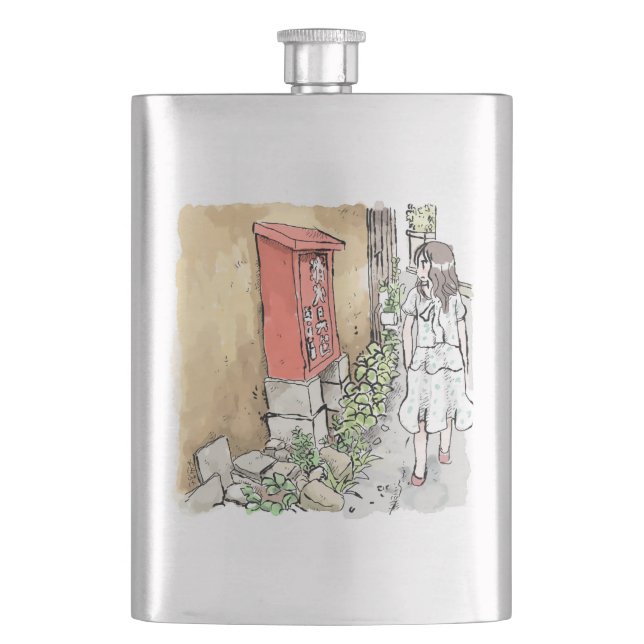 Sayagou Hip Flask (Front)