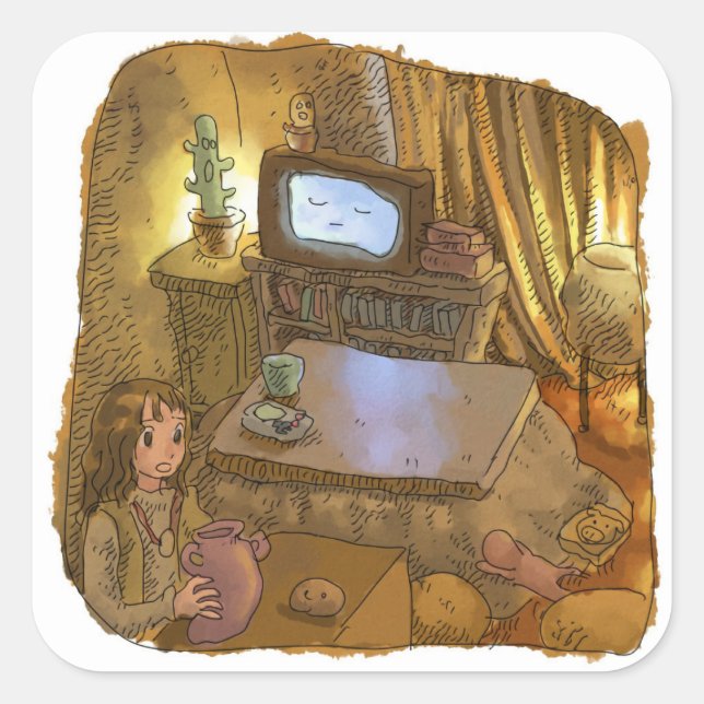 Sayamushi Square Sticker (Front)