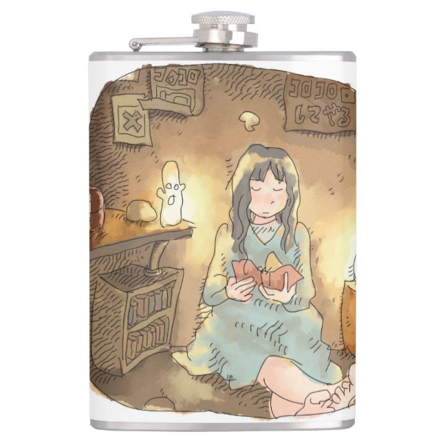 Sayanashi Hip Flask (Front)