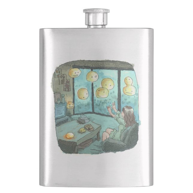 Sayayakuyaji Hip Flask (Front)