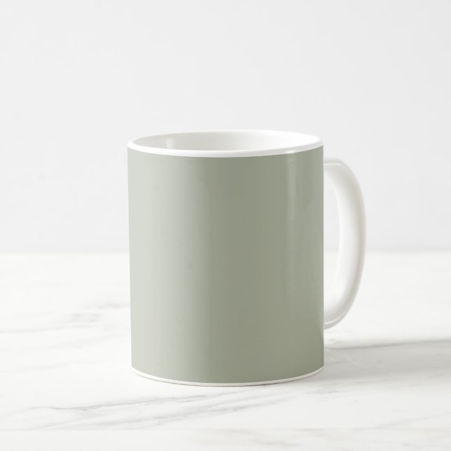 Saybrook Sage Solid Colour Coffee Mug (Front Right)