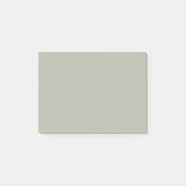 Saybrook Sage Solid Colour Post-it Notes (Front)