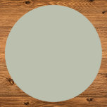 Saybrook Sage Solid Colour Round Paper Coaster<br><div class="desc">Saybrook Sage Solid Colour</div>