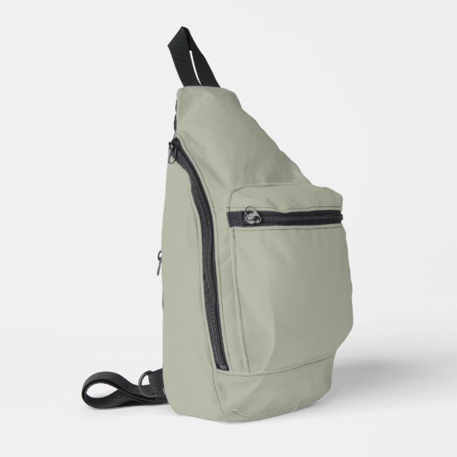 Saybrook Sage Solid Colour Sling Bag (Left Corner)